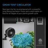 Advance Grow Tent System 3x3, 3-Plant Kit, WiFi-Integrated Controls to Automate Ventilation, Circulation, Full Spectrum LM301H LED Grow Light