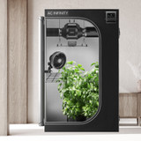 Complete Grow Tent Kit with Fan Filter Ducting Combo, 6” Clip Fan, Full Spectrum LED Grow Light Board