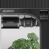 AI-Powered Controller with WiFi App Control and Automatic Level Adjusting, Inline Fan, Carbon Filter, Ducting, Ventilation System for Grow Tents, Hydroponics, Indoor Gardening 