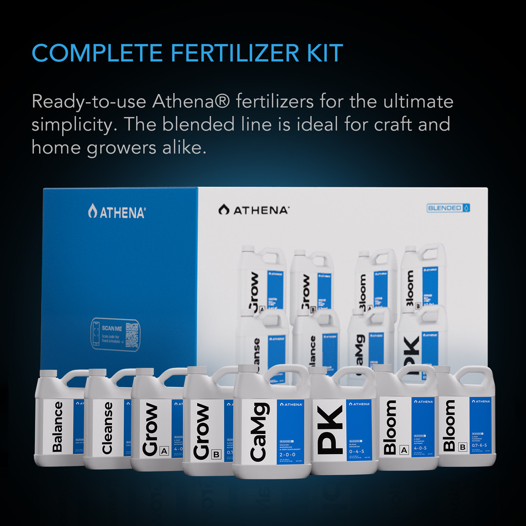 Complete 2-Plant Grow Tent System with Dynamic Learning AI Control and Athena® Blended Starter Kit