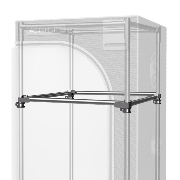 Grow Tent Mounting Bars 2x2’, Support Pole Steel Hanging Bars, High CFM Kit for 2x2 Indoor Grow Tents