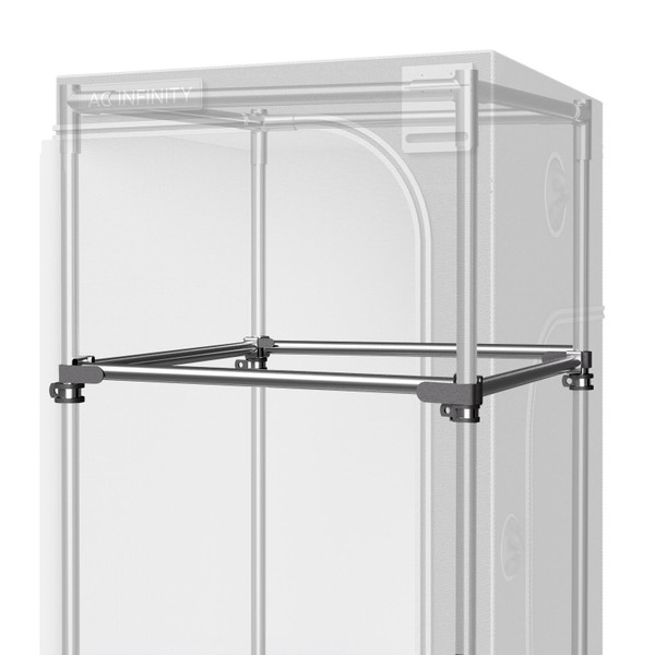 Grow Tent Mounting Bars 3x3’, Support Pole Steel Hanging Bars, High CFM Kit for 3x3 Indoor Grow Tents