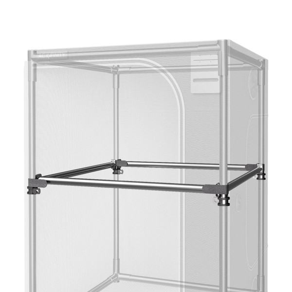 Grow Tent Mounting Bars 4x4’, Support Pole Steel Hanging Bars, High CFM Kit for 4x4 Indoor Grow Tents