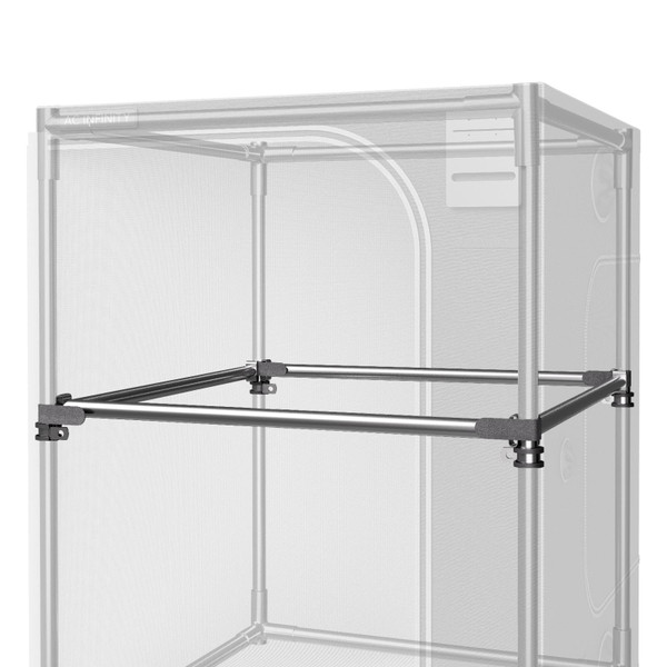 Grow Tent Mounting Bars 5x5’, Support Pole Steel Hanging Bars, High CFM Kit for 2x2 Indoor Grow Tents