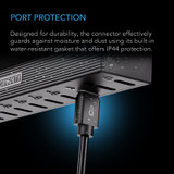 Controller Sensor Probe for Controller AI+, Stainless Steel 24’ Temperature Humidity Climate Detector with Water-Resistant Gasket
