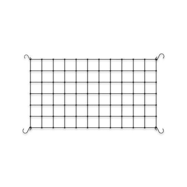 Heavy-Duty Elastic Plant Net with Steel Hooks, Flexible Hydroponics Scrog Support for Grow Tents, Gardening, and Horticulture