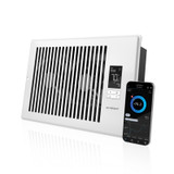 AIRTAP T6 White, Register Booster Fan for 6” x 10” Register Holes, Improves Heating & Cooling from AC Vents, with 10-Level Speeds and Bluetooth Integrated App Control