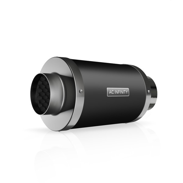 Inline Duct Fan Silencer Noise Reduction Muffler, Indoor Hydroponics Grow Tent Ventilation