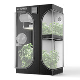 2-in-1 Grow Tent for Indoor Plant Growing, 2000D Oxford Canvas, 36" x 24" x 72" 2-in-1 Grow Tent for Indoor Plant Growing, 2000D Oxford Canvas, 36" x 24" x 72"