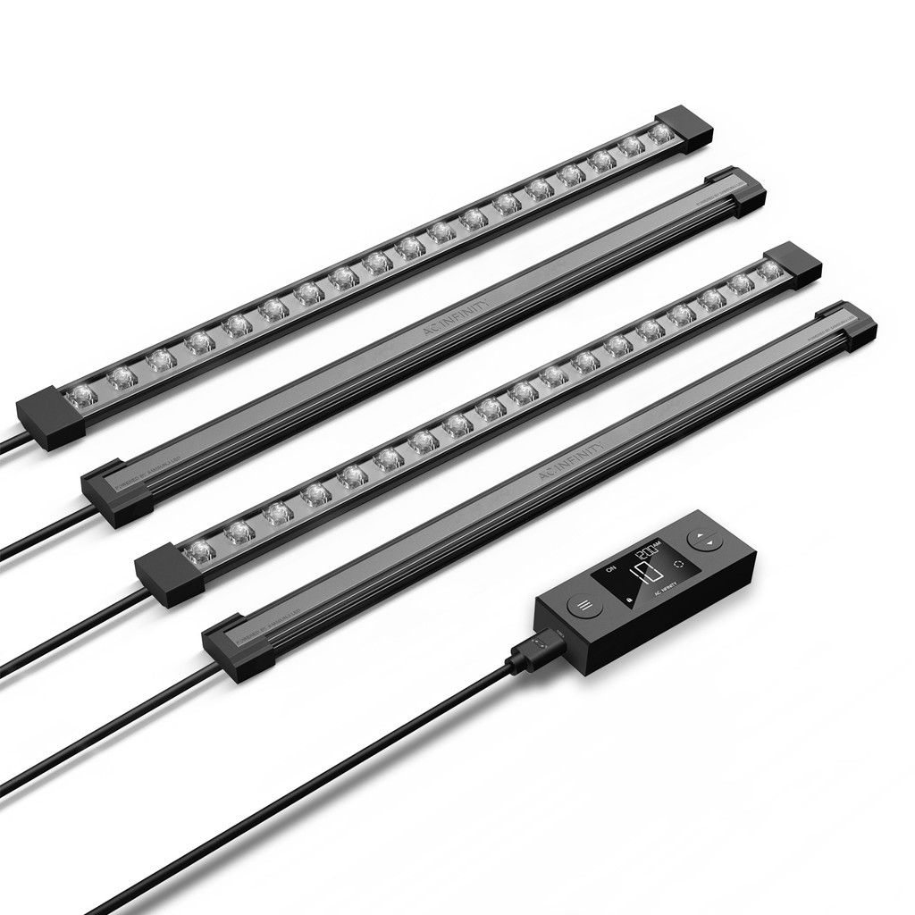 Full Spectrum LED Grow Light Bars 16”, with Deeper Penetration Samsung LM301H EVO Diodes and Digital Dimming Timer Controller, for Veg Bloom Indoor Plants in Grow Tents and Greenhouses	