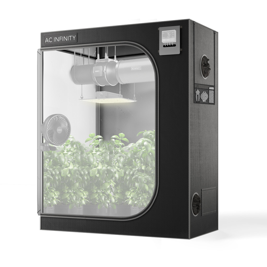 Grow Tent for Indoor Plant Growing, 2000D Oxford Canvas, 48" x 24" x 72"