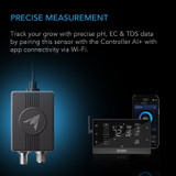 Hydro Sensor, Environmental Sensor, Dynamically Assists Controller AI+ to Learn and Manage Equipment. Ph, EC, TDS and Temp Data Tracking for Gardens, Grow Tents, Grow Spaces and more