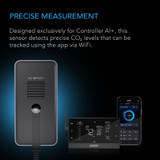 CO2 + Light Sensor, Environmental Sensor, Dynamically Assists Controller AI+ to Learn and Manage Equipment. CO2 Data Tracking for Gardens, Grow Tents, Grow Spaces, with Smart Fan programming for Optimized FAE, Day & Night Scheduling
