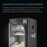 Grow Tent for Indoor Plant Growing, 2000D Oxford Canvas, 48" x 48" x 80"