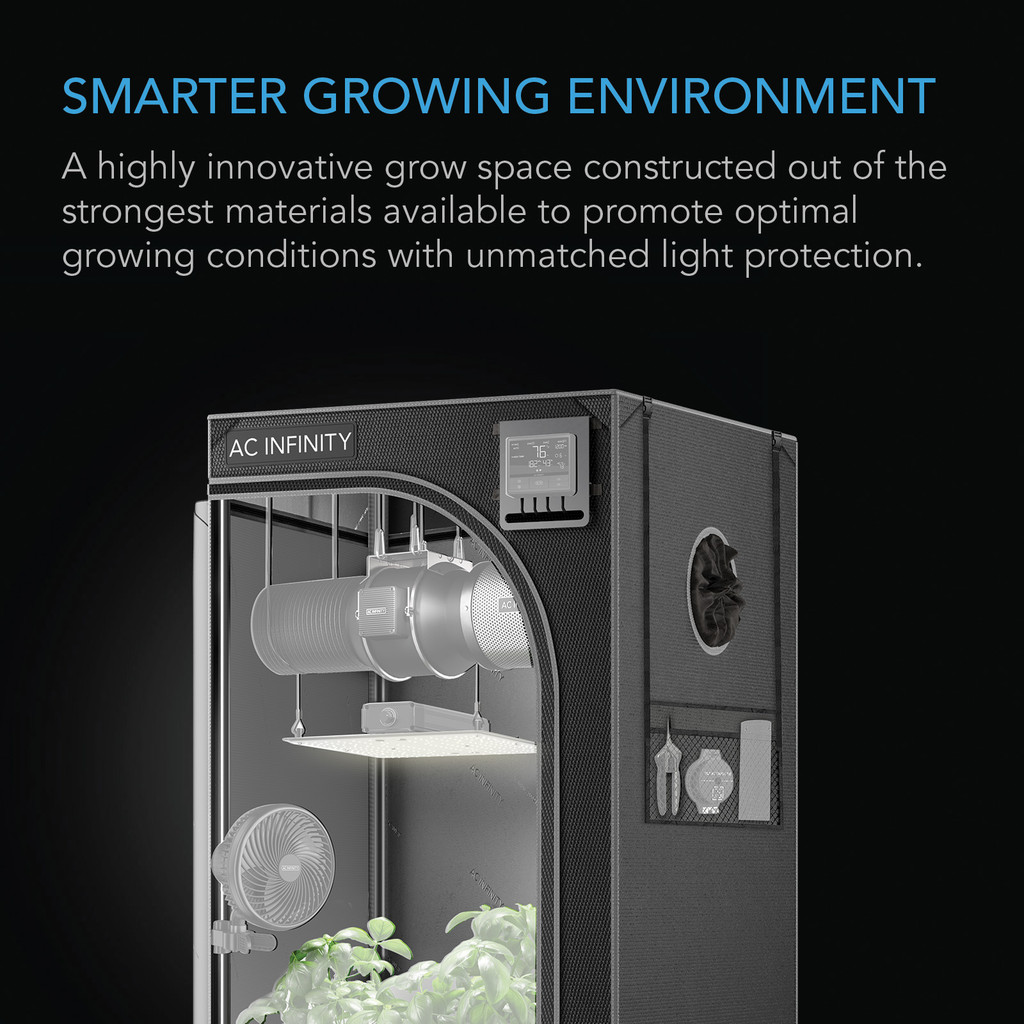 Grow Tent for Indoor Plant Growing, 2000D Oxford Canvas, 96" x 48" x 80"