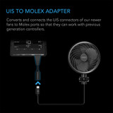 UIS to Molex Port Adapter Dongle, 5” Conversion Cable Cord, Works with CLOUDRAY, CLOUDLINE LITE, IONGRID, and IONBOARD