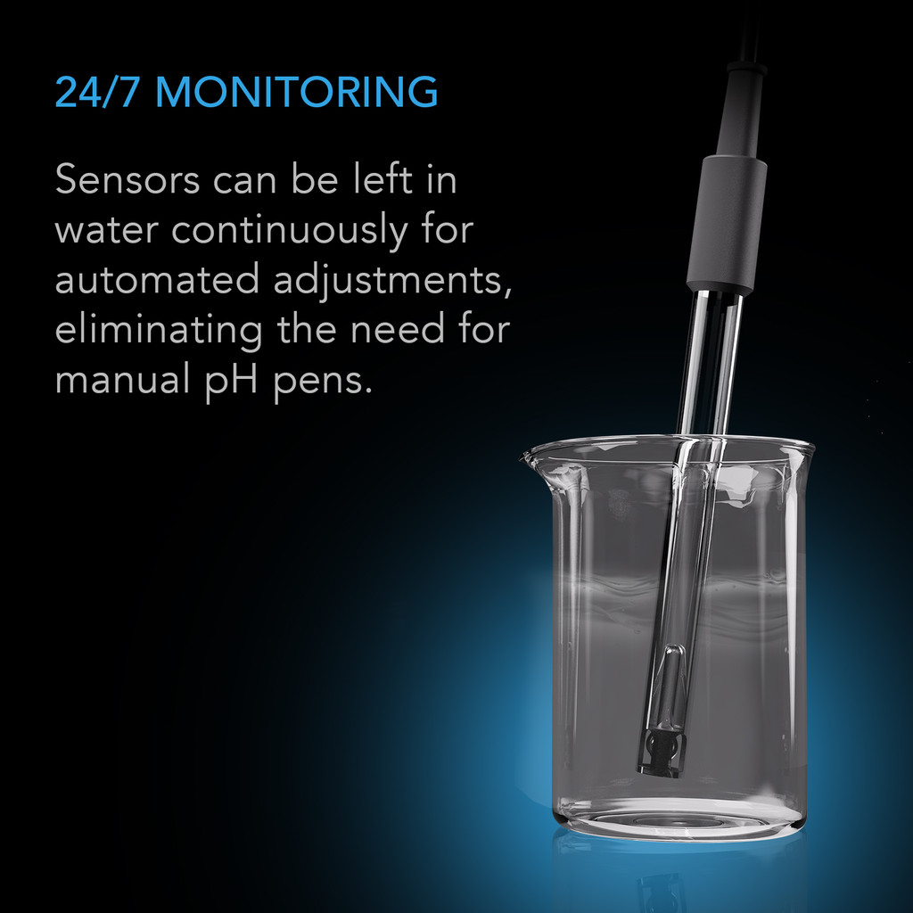 Hydro Sensor for Controller AI+, Precise pH, EC, TDS and Water Temp Data Tracking, Enables Equipment Control Programming