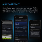 Hydro Sensor, Environmental Sensor, Dynamically Assists Controller AI+ to Learn and Manage Equipment. Ph, EC, TDS and Temp Data Tracking for Gardens, Grow Tents, Grow Spaces and more