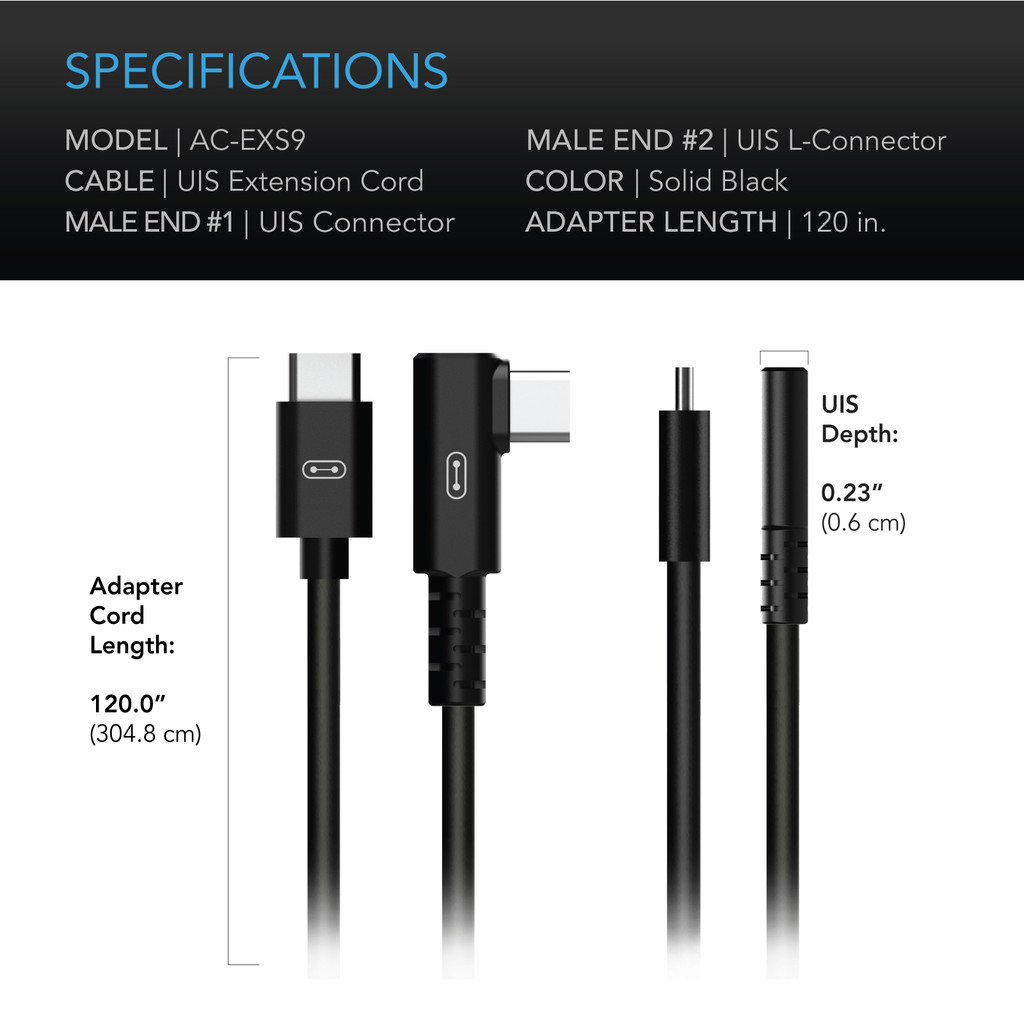 10 Foot Connection Extender Cord, Works with CONTROLLER 69, CONTROLLER 63, CLOUDRAY, CLOUDLINE LITE, IONGRID, and IONBOARD