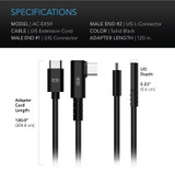 10 Foot Connection Extender Cord, Works with CONTROLLER 69, CONTROLLER 63, CLOUDRAY, CLOUDLINE LITE, IONGRID, and IONBOARD