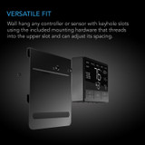 Powder Coat Black Steel Platform for Controller Mounting and Lightproof Cable Management, Fit for CLOUDLAB Advance Grow Tents 