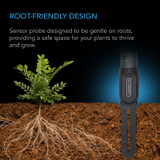 Soil Sensor Probe for AI Controllers, Monitor Moisture & Saturation for Gardens, Grow Tents, Grow Spaces, Detachable Stem, IP67 Seal Protection